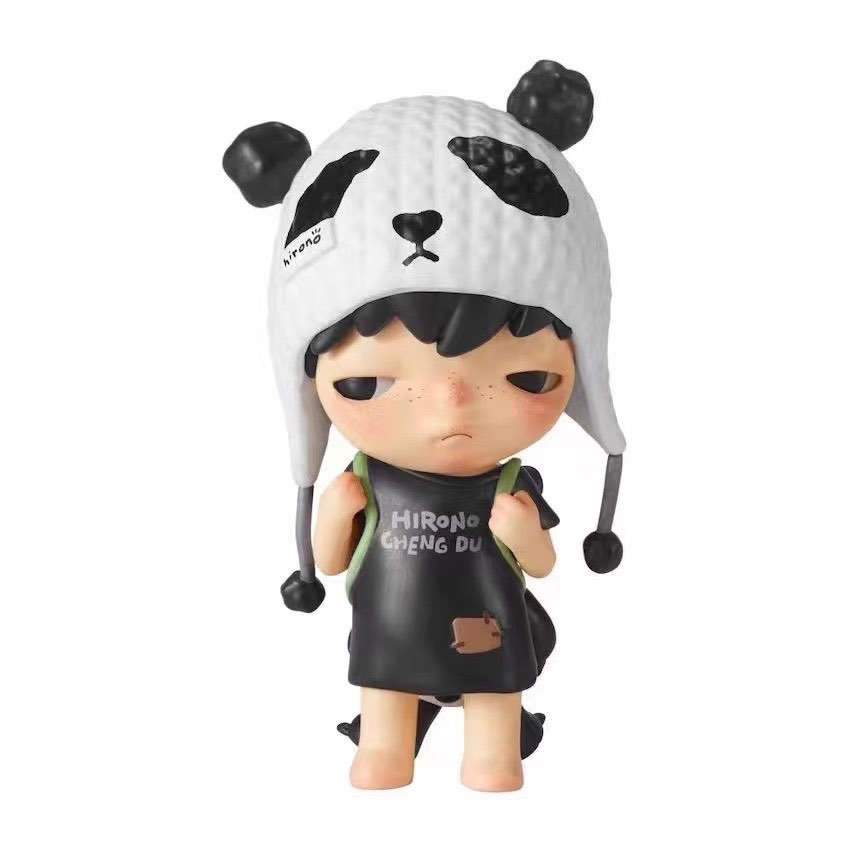 [PO] POPMART HIRONO exclusive chengdu stray panda figurine blister pack,  Hobbies & Toys, Toys & Games on Carousell