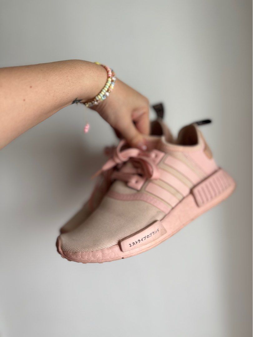 adidas gazelle silver green womens ADIDAS NMD R1 Vapour Pink/Light Onix (BY3059)  Prime