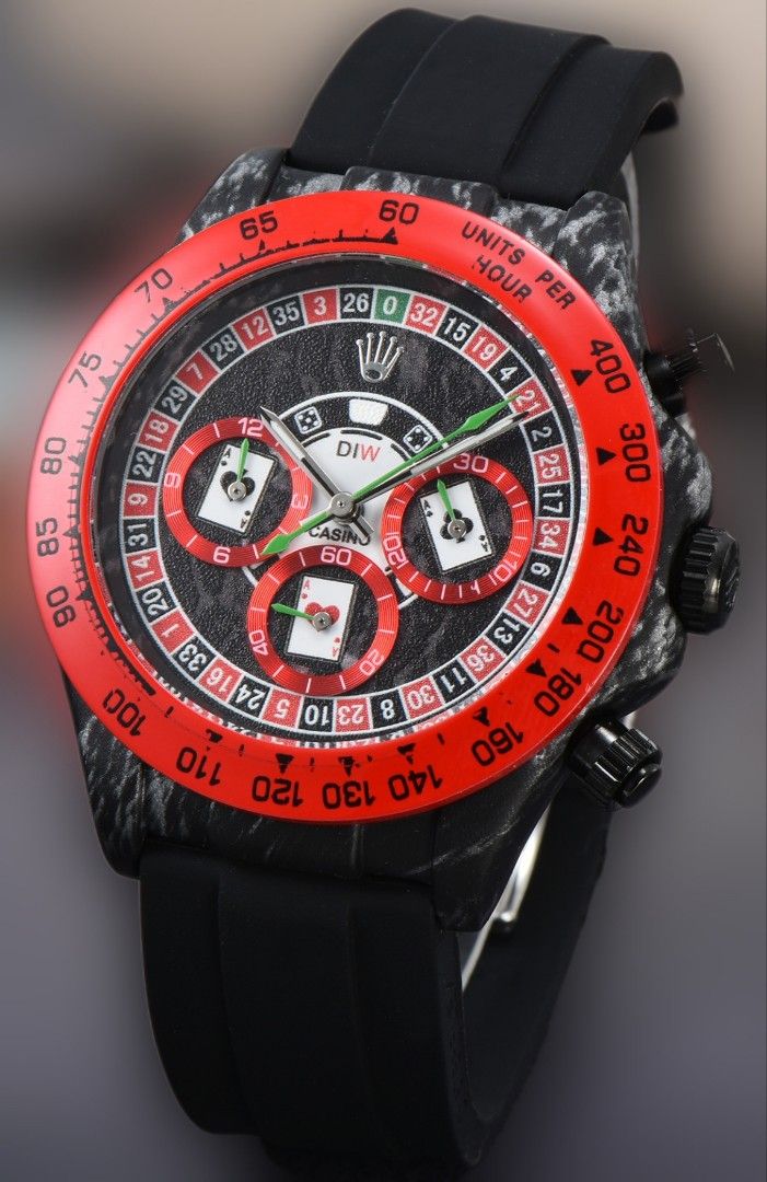Pre Order Required 1 piece Extremely Rare Original Authentic Brand New Rolex Daytona Casino Theme Watch for Men