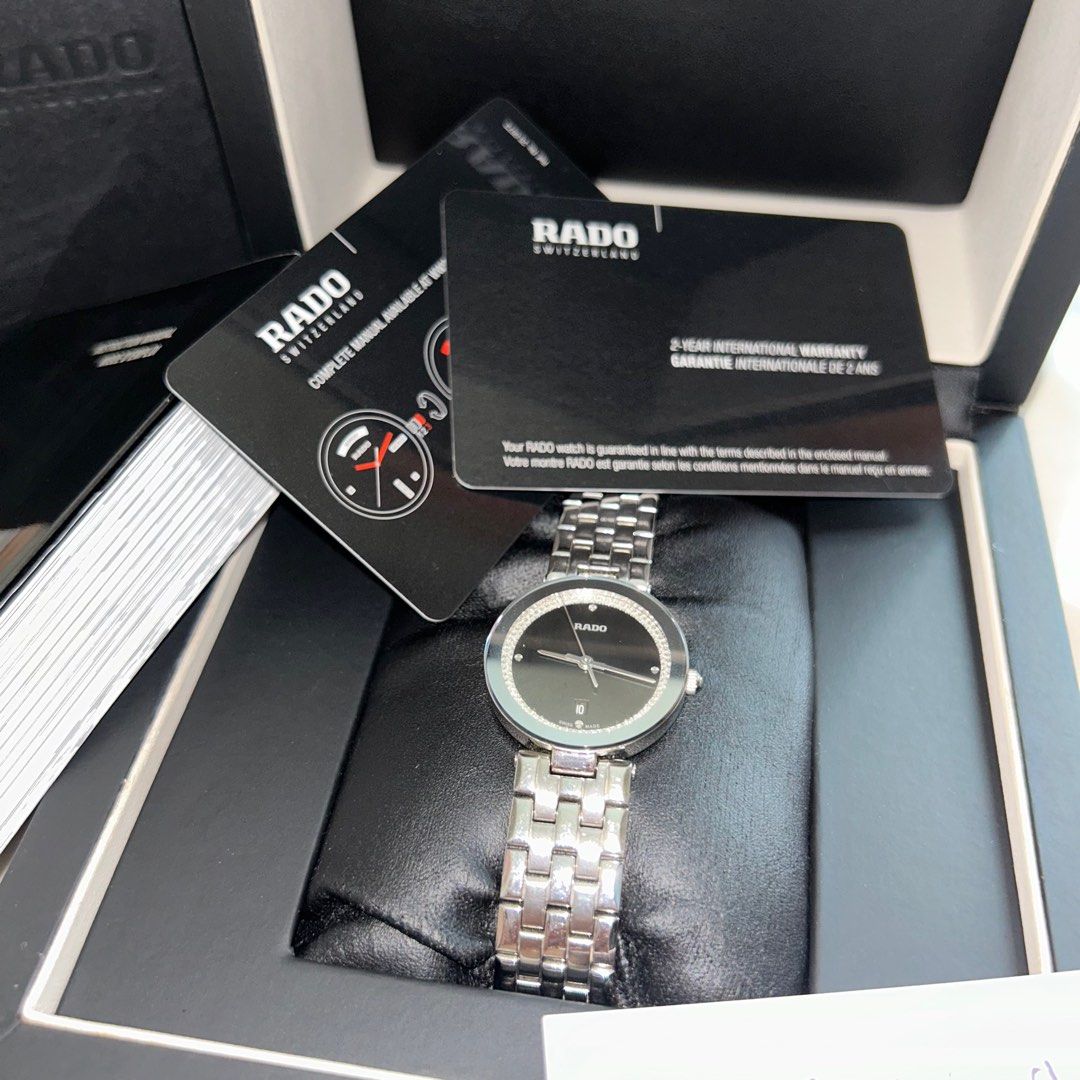 Rado Florence Quartz Black Dial Ladies Watch R48874153