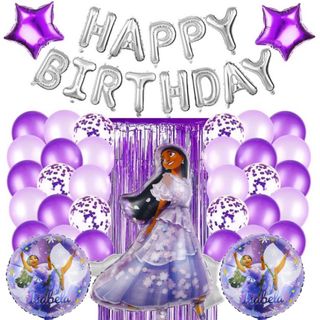 Ready Stock]Cute Pink Purple Unicorn theme Inch Disposable