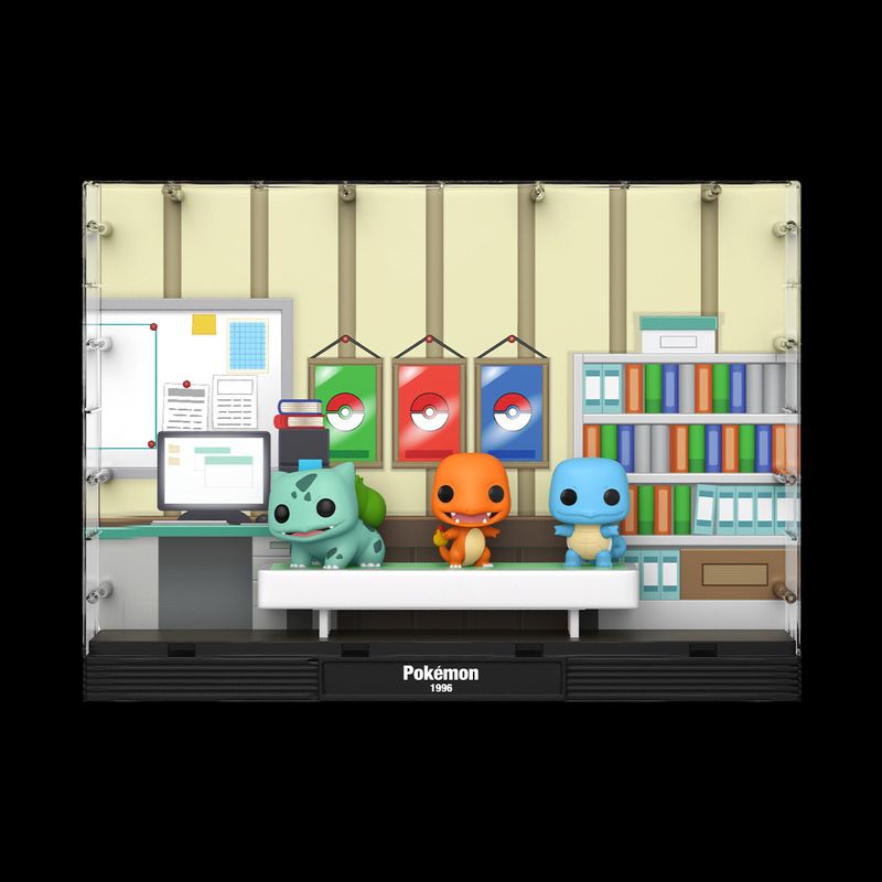 Pokémon Merchandise Funko Pop! Momente Deluxe: – Bulbasaur, Charmander & Squirtle, Vinyl-Figuren Zum Sammeln Pokémon Starter Set