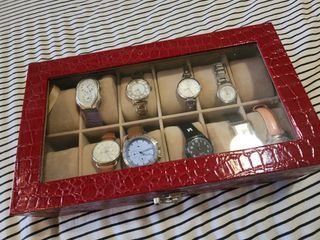 Red Watch Box (watches sold separately)