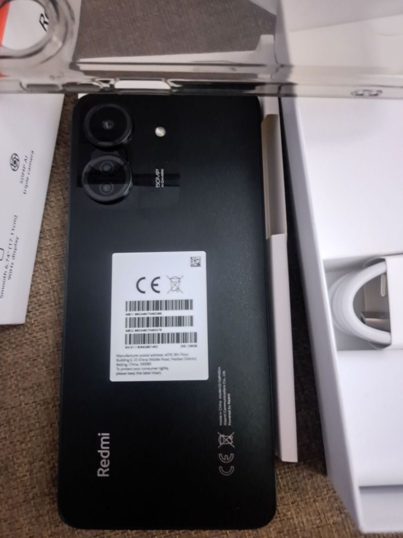 Redmi 13c 128gb brand new (Category: Xiaomi) located in Las Pinas. Submitted by mikko.gomez (Listing ID 1298223019, Image 1). Description: For sale redmi 13c brand new binuksan lang for checking and nilagyan na din tempered glass at case. rush! specs: 6.74 inch w/ 90hz refresh rate Helio G85 gaming processor 4+4GB RAM 128GB ROM 50mp Main Camera Android 13 5000mah Battery Autopass sa kwentuhan at buraot Autopass sa boy hm lp Fix na yan 4k, brand n