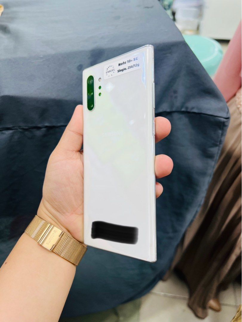 Samsung Note 10 Plus 5G 256gb Single Sim (Category: Samsung) located in San Juan City. Submitted by javedsgadgetshop (Listing ID 1298262990, Image 2). Description: OPEN FOR INSTALLMENT VIA CREDIT CARD/GGIVES & SWAP/TRADE-IN! WE BUY AND SELL ( ANYKINDS OF UNIT BINIBILI PO NAMIN)! PTPA : Padelete po f bawal Read ❗️Onhand ‼️ Samsung Note 10+ 5G •256gb •Single Variant •Good batt health •Factory Unlock •95% Smoothness •No hidden issue | No Repaired •1