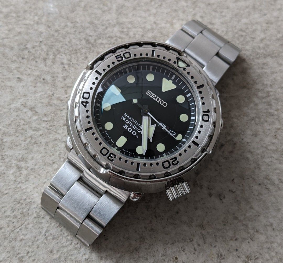 Seiko MarineMaster Discontinued SBBN033 Tuna Diver Men s Fashion Watches Accessories Watches on Carousell
