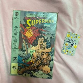 SIGNED The Death of Superman Trade Paperback Comic Book (1 of 5000)