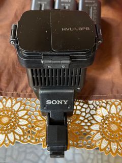 Sony HVLLBPB High Power LED Video Light with 2 Batteries and Charger