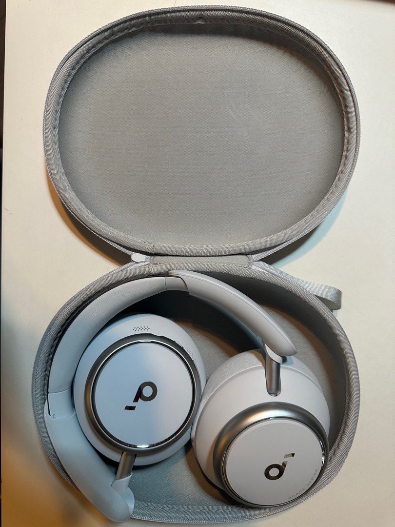 Soundcore by Anker Q45 White (Category: Headphones & Headsets) located in Quezon City. Submitted by danielleasdc (Listing ID 1283245420, Image 3). Description: Description: All-New Noise Cancelling Headphones with 50-Hour Playtime • Upgraded noise cancelling system reduces noise by up to 98% • Make every space your own with adaptive noise cancelling • Ultra-long 50-hour playtime for travel • Sound with exceptional detail • Secure and comfortable 