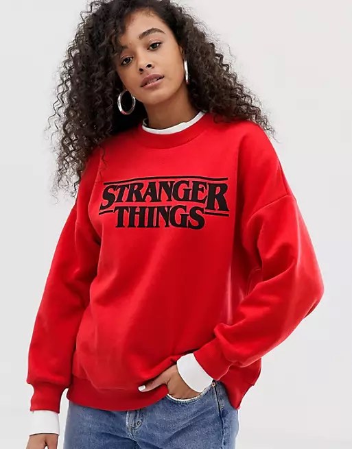 Sweater stranger things pull and bear best sale