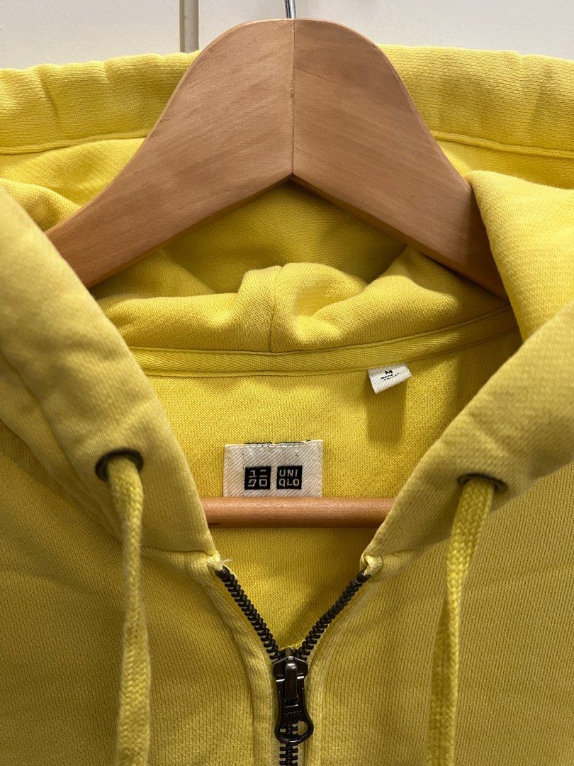 Uniqlo yellow hoodie on sale