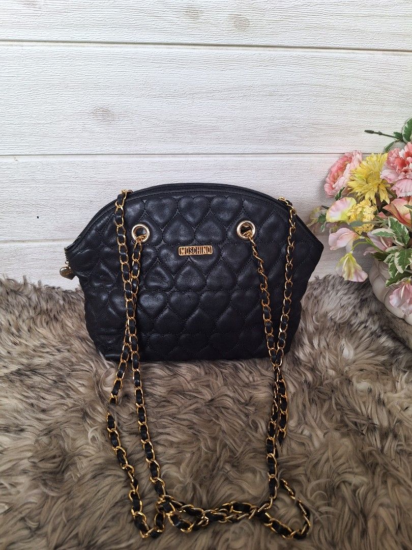 Vintage MOSCHINO (Category: Luxury Bags & Wallets) located in Tagum. Submitted by ynez.luxurypicksph (Listing ID 1298190905, Image 1). Description: s-Mpreloved Japan in good used condition with minimal signs of usage.