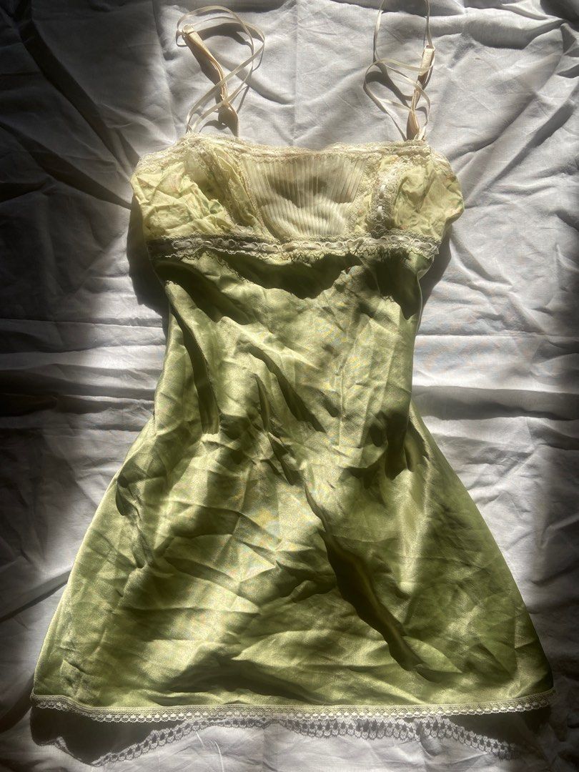 vintage vs silk cottagecore slip dress BUNDLE DISCOUNTS for 2 items &  more, Women's Fashion, Dresses & Sets, Dresses on Carousell
