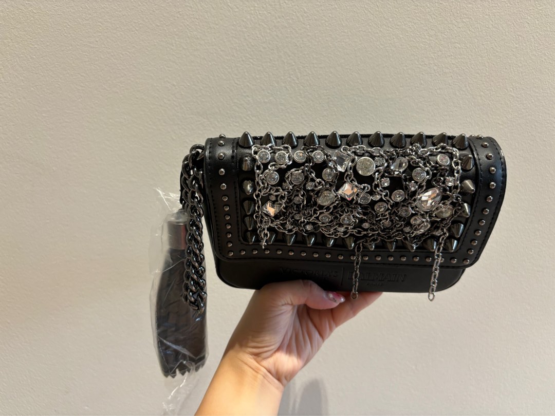 VS Balmain chain stud bag