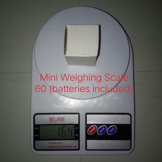 WEIGHING SCALE W BATTERIES