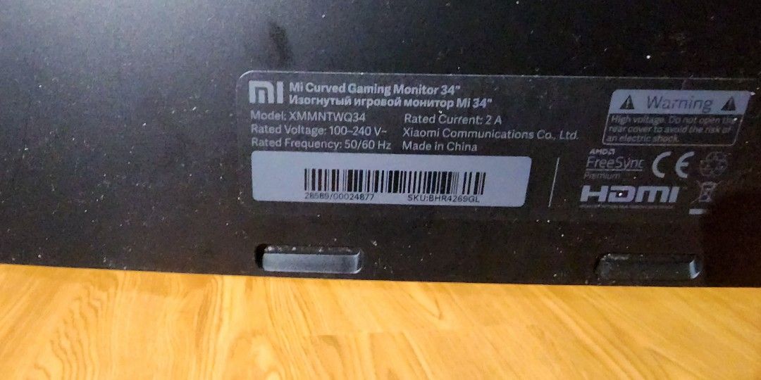 Xiaomi 34 curved , gaming monitor, Computers & Tech, Parts ...