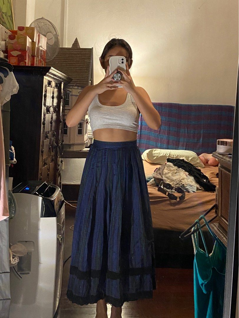 Maxi skirt grunge style hot sale