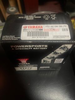 Yuasa YTZ7V 12V motorcycle battery used once for emergency only