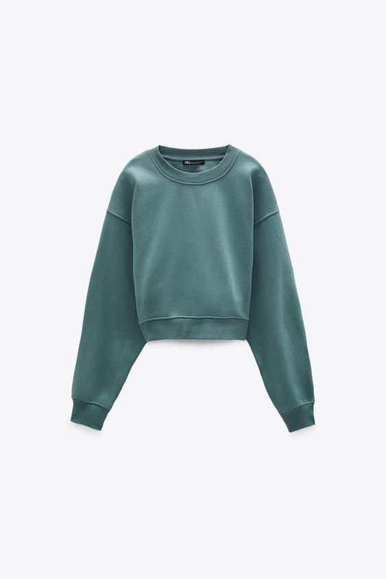 Basic sweatshirt trf outlet