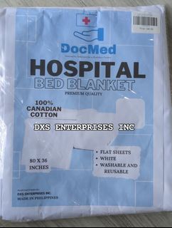 100% CANADIAN COTTON  HOSPITAL BED BLANKET