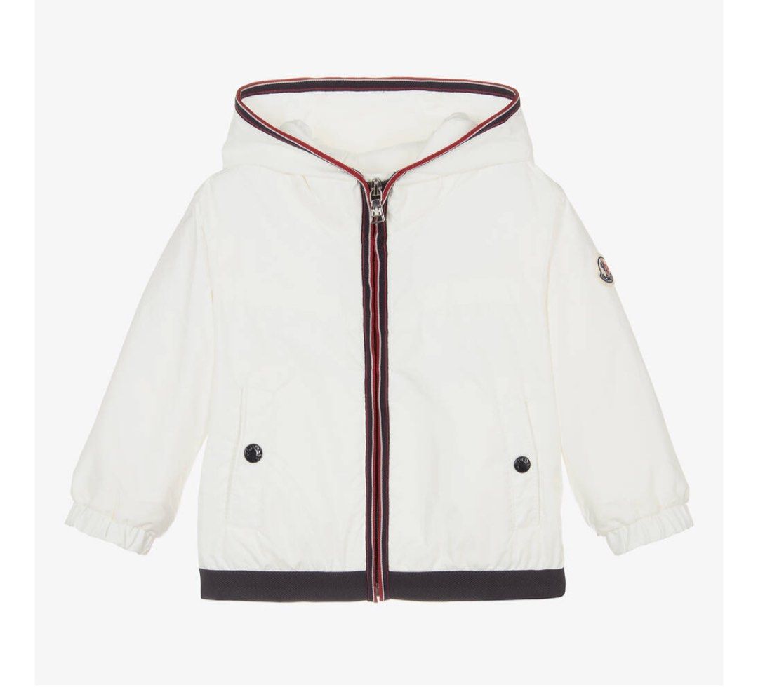 100 new MONCLER Enfant boys White Anton Jacket Carousell