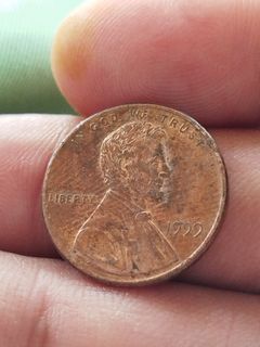 1999 Lincoln penny doubled nose