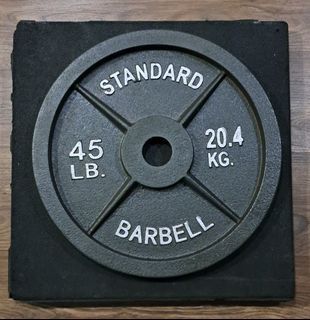 45lb Cast Iron Plate (sold in pairs)