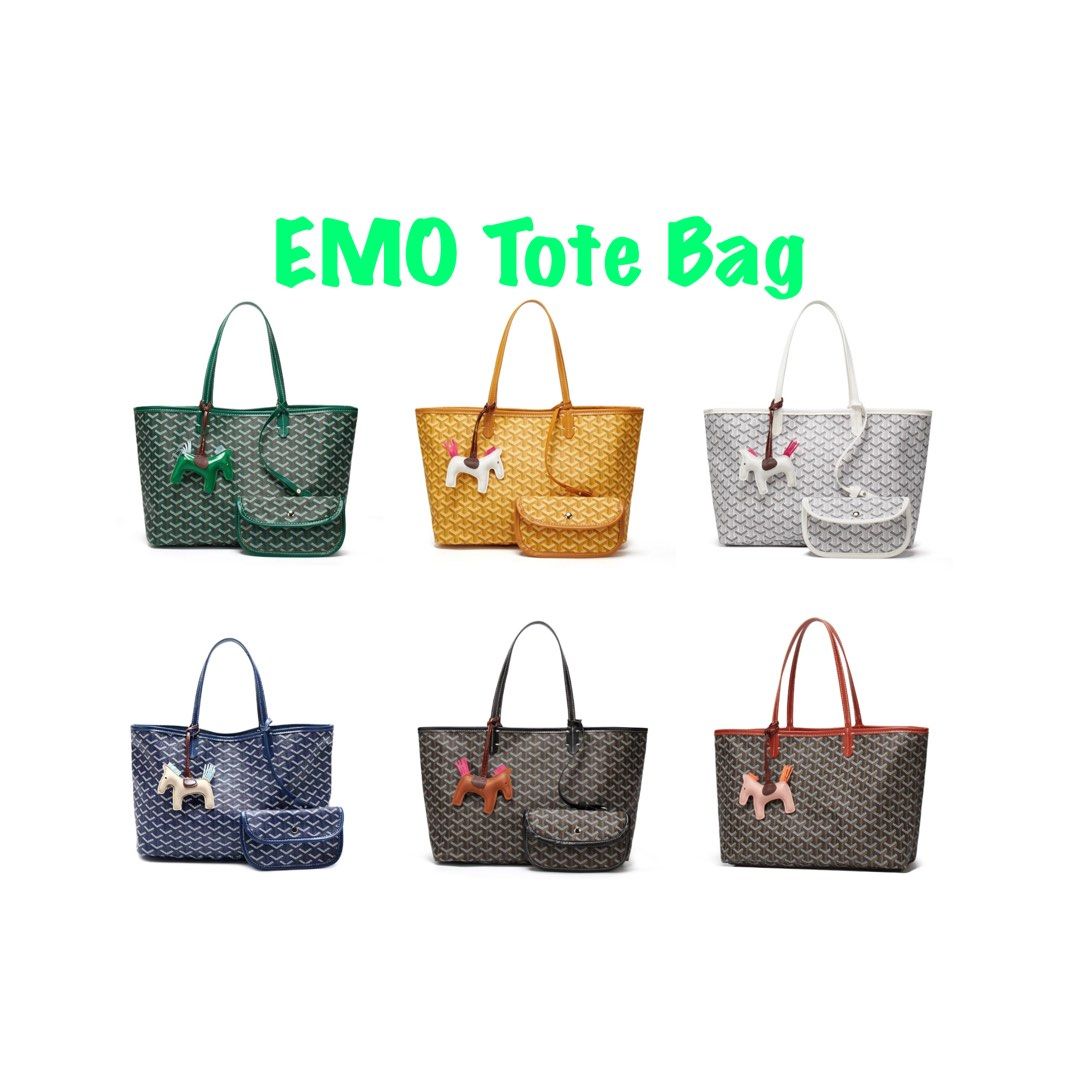25 Sale Made in Korea Genuine Emo Brand Tote Bag women Shoulder Leather Canvas Bag