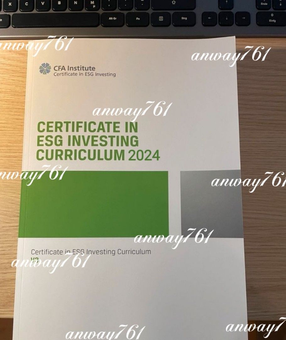 新品｜CFA ESG investing 教科書 【公式通販】