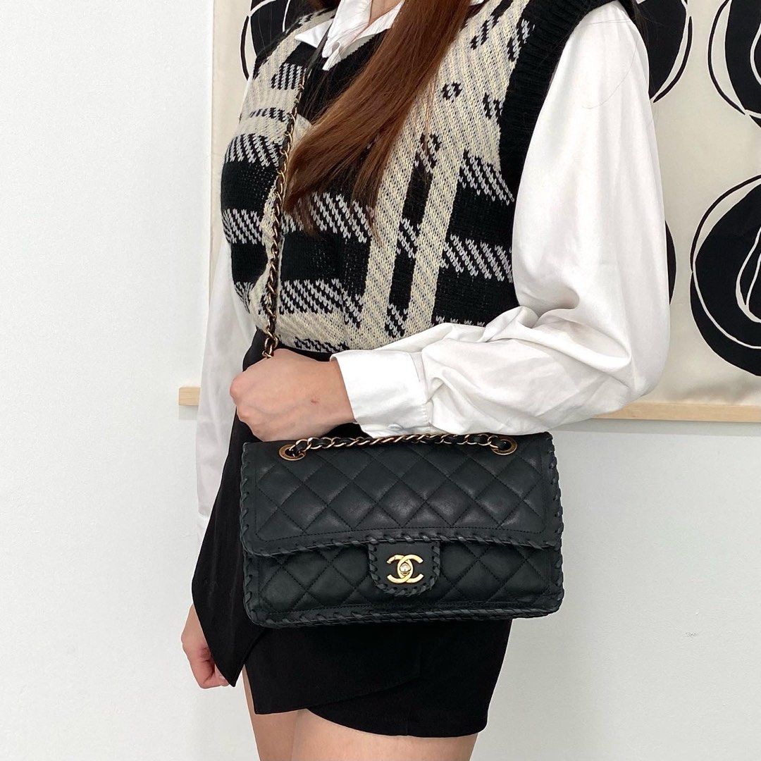 Chanel happy stitch flap bag shop
