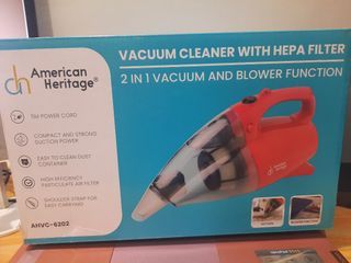 AMERICAN HERITAGE VACUUM CLEANER WITH HEPA FILTER