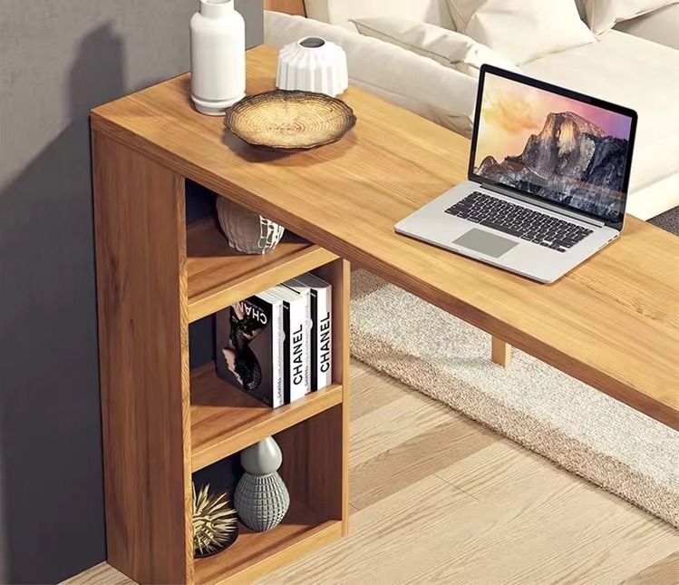 Ashton Dining Table With Side Shelves, 傢俬＆家居, 傢俬, 桌子 - Carousell
