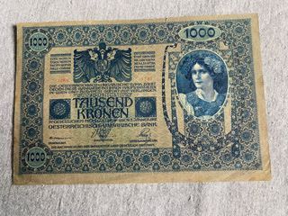 Austria-Hungary Banknote 1000 Tausend 1902 Circulated