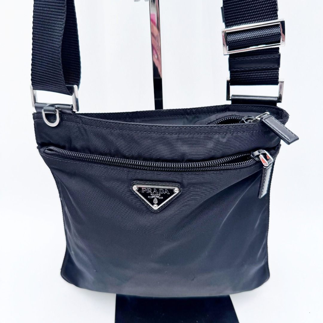 Prada tessuto nylon crossbody deals