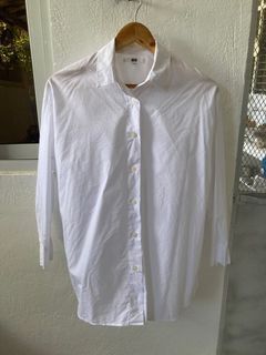 Authentic White Uniqlo Longsleeve for Men’s Size S, Dimes is 23 X 27 long back - 30