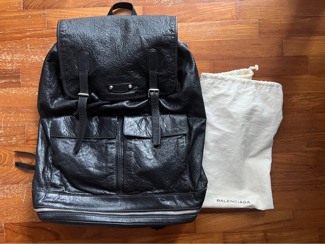 Balenciaga backpack leather top