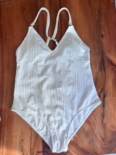 Beyond the Beach white one piece swimsuit