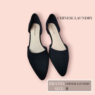 size 8 black flats shoes CL by Laundry