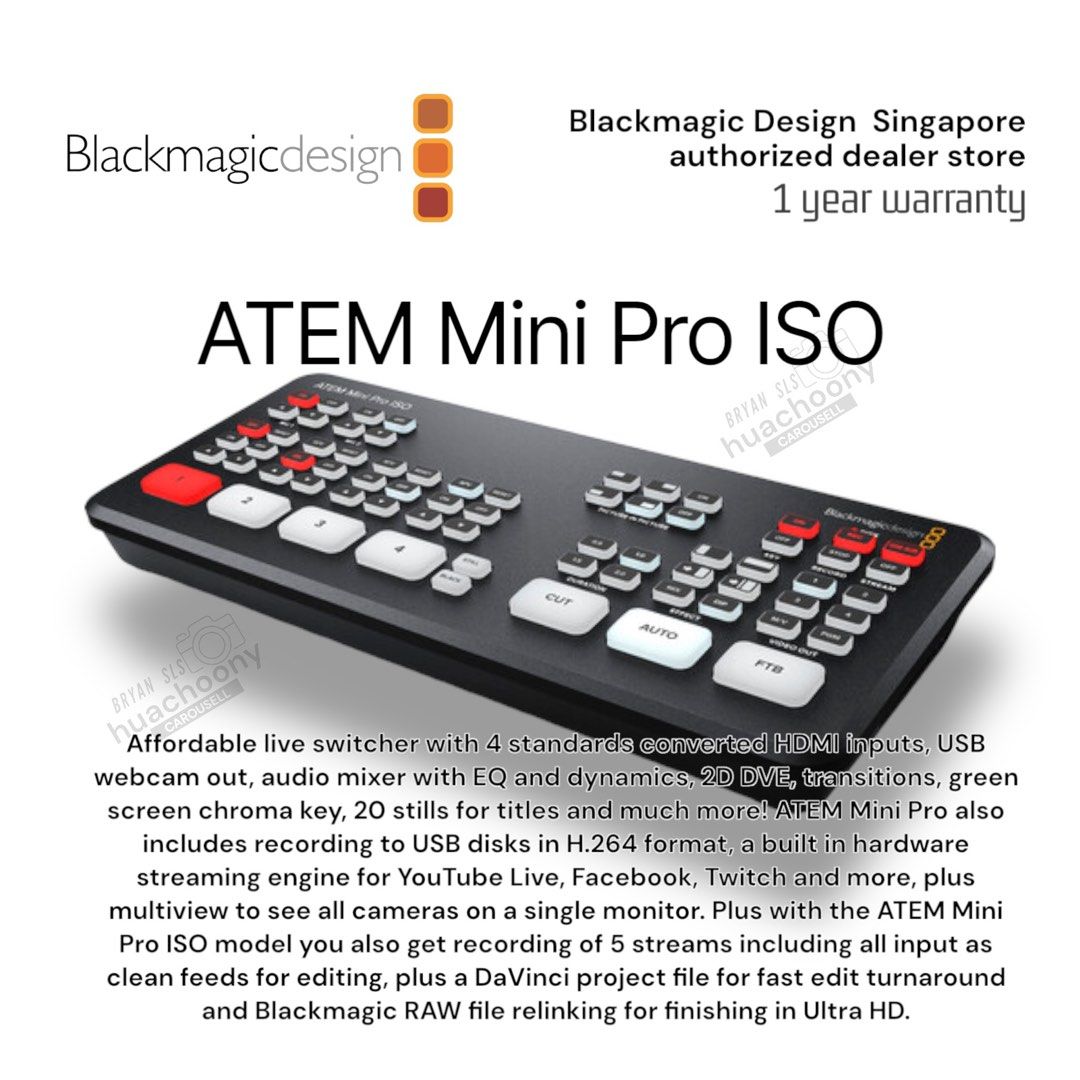 美品 Blackmagic Design ATEM Mini 【公式通販】