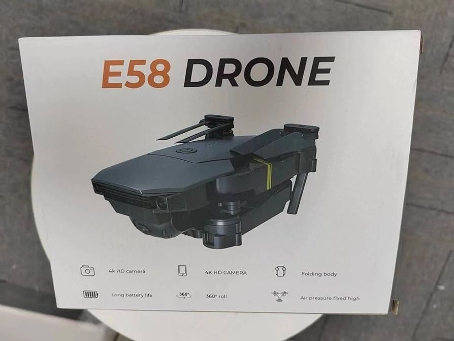 Brand New E58 4K Foldable Drone Camera Same Day Delivery Express Delivery Store Pickup Available Photography Drones on Carousell