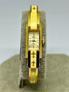 BUCHERER Bangle 18k Gold (gp) Vintage Ladies Preloved Watch