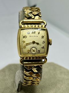 BULOVA 10k Gold-filled Art Deco Vintage Unisex Preloved Watch