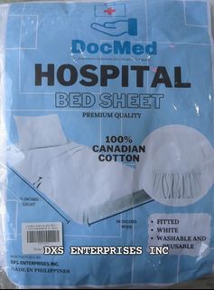 CANADIAN COTTON HOSPITAL BED SHEET PREMIUM QUALITY