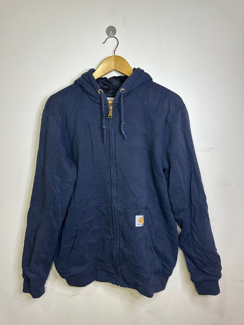 CARHARTT ZIP UP HOODIE JACKET Men s Fashion Coats Jackets and Outerwear on Carousell