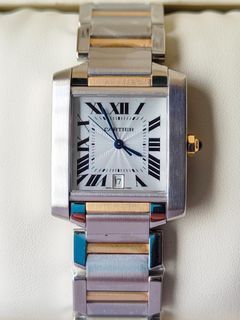 CARTIER TANK FRANCAISE LARGE AUTOMATIC TWO TONE