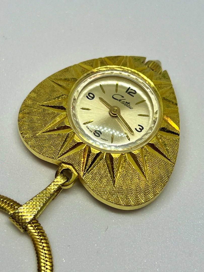 Chateau watch necklace top
