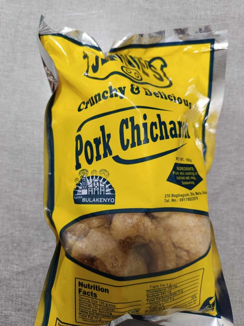 Chicharon and bucheron (Category: Local Eats) located in Quezon City. Submitted by marshie.marshie (Listing ID 1298379914, Image 3). Description: Open for resellers pm me for the prices Jennie's Special Pork Chicharon and Bucheron for sale. Super crunchy at yummy talaga!!! Promise.