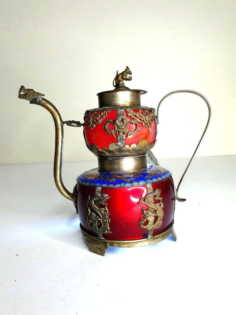 瓏】和田玉 高古玉彫 香炉 時代物 極細工 手彫り 置物擺件 中国古賞物 