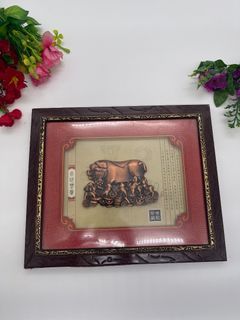 chinese pig wall decor frame