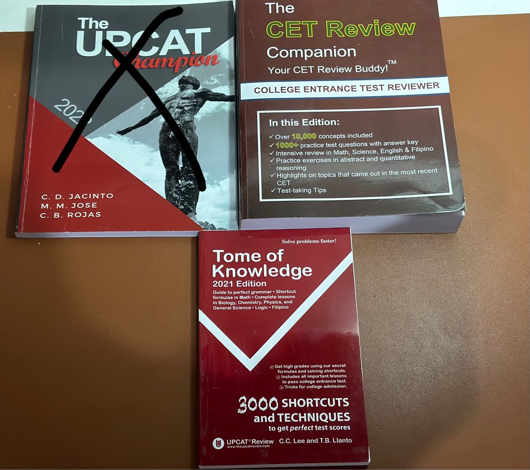 College Entrance Test Reviewers (CETS) | Books, Hobbies & Toys, Books ...